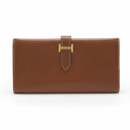 Hermes Leather Bearn Classic Wallet