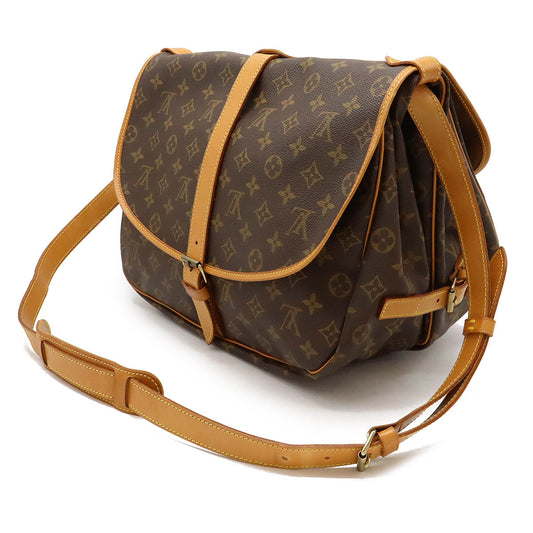 Louis Vuitton Monogram Saumur 35 Shoulder Bag M42254