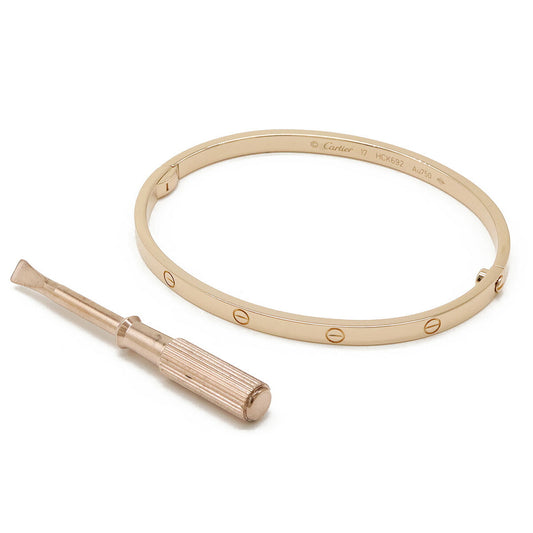 Cartier LOVE Bracelet Small Model Pink Gold