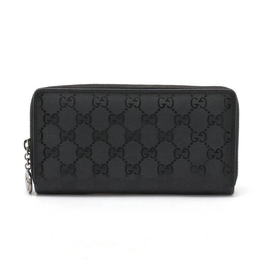 Gucci GG Imprime PVC Zip Wallet Black