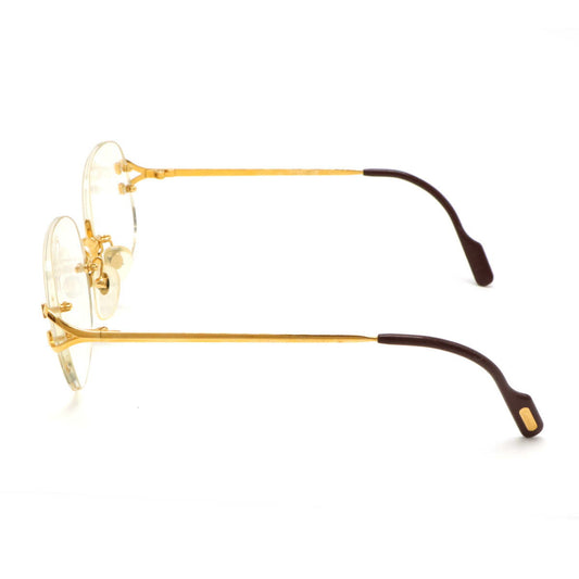 Cartier C Decor Rimless Glasses Gold