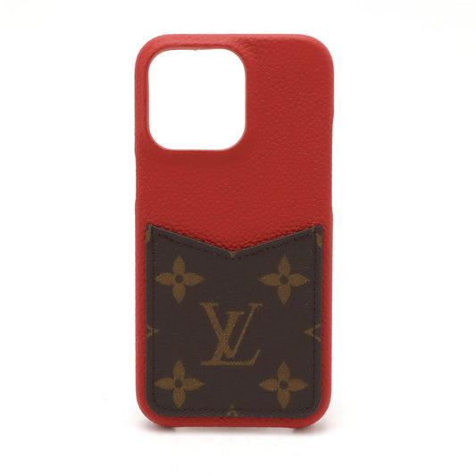 Louis Vuitton Monogram iPhone 13 Pro Case Red