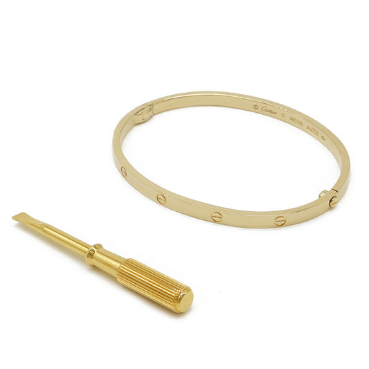 Cartier LOVE Bracelet Small Model Bangle K18YG