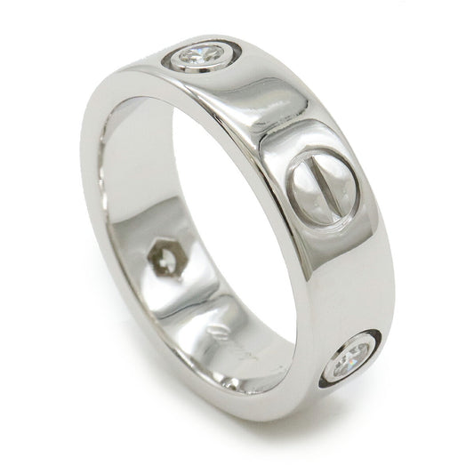 Cartier Love Ring K18WG Diamond