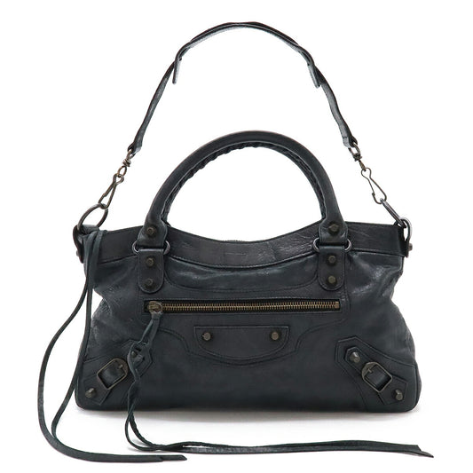 Balenciaga Leather The First Handbag 2WAY