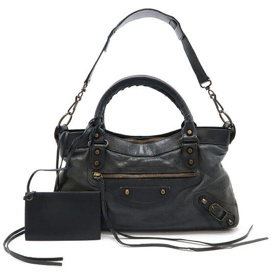 Balenciaga The First Leather Handbag 2WAY