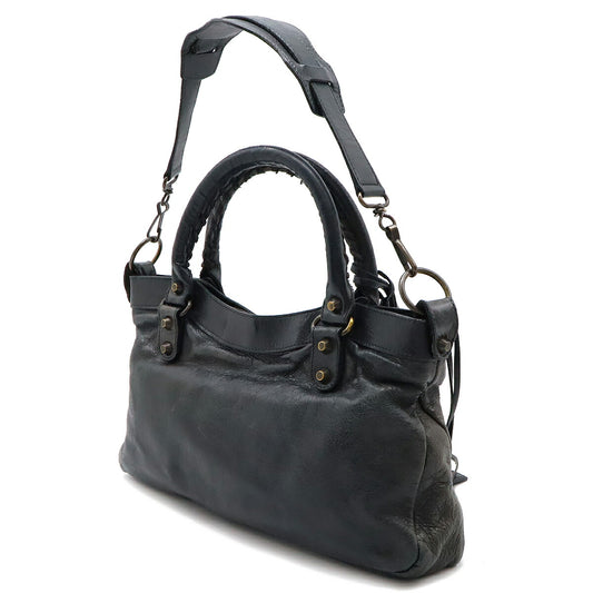 Balenciaga The First Leather Handbag 2WAY