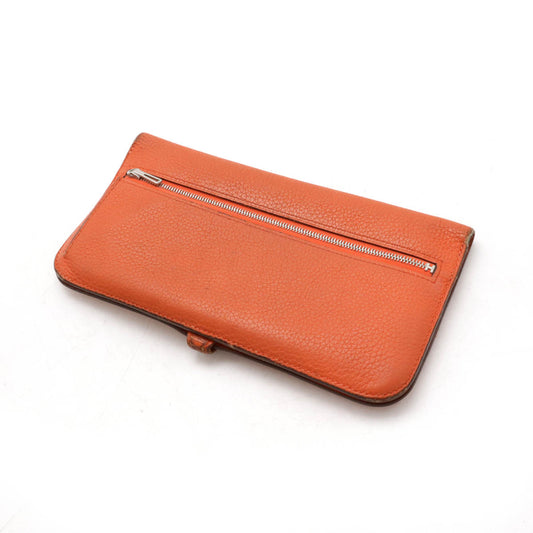 Hermes Dogon Long Bifold Leather Wallet