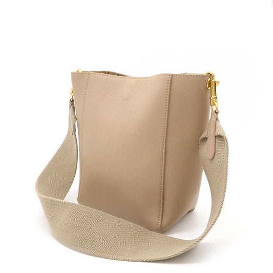 Celine Leather Sangle Bucket Small Shoulder Bag