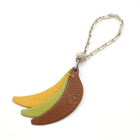 Hermes Leather Fruit Keychain Bag Charm