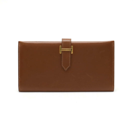 Hermes Leather Bearn Classic Wallet