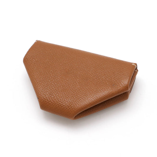 Hermes Leather Coin Case Brown