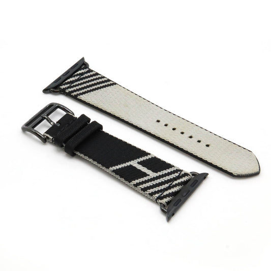 Hermes Canvas Stainless Steel Apple Watch Band