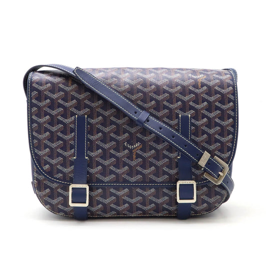 Goyard Belvedere MM Blue Messenger Bag