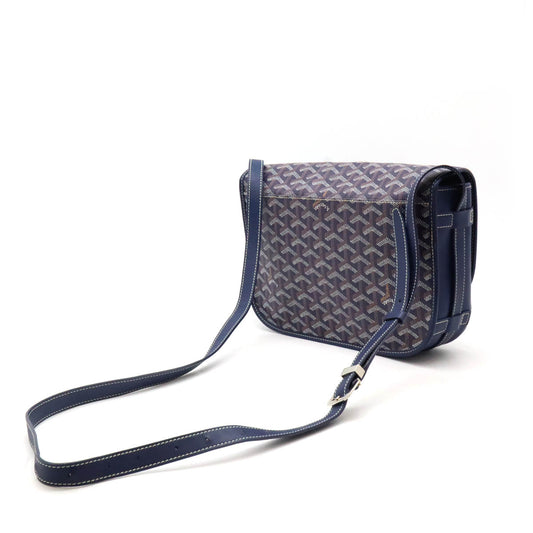 Goyard Belvedere MM Blue Messenger Bag