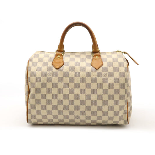 Louis Vuitton Damier Azur Speedy 30 Handbag