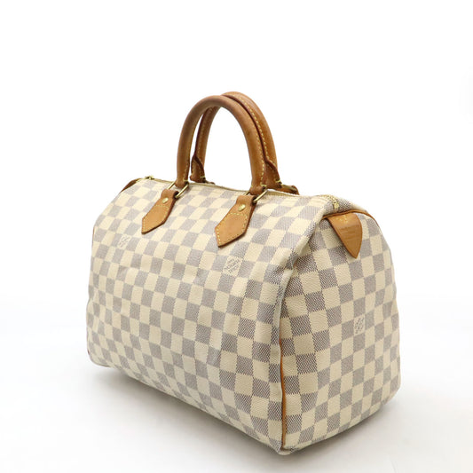 Louis Vuitton Damier Azur Speedy 30 Handbag