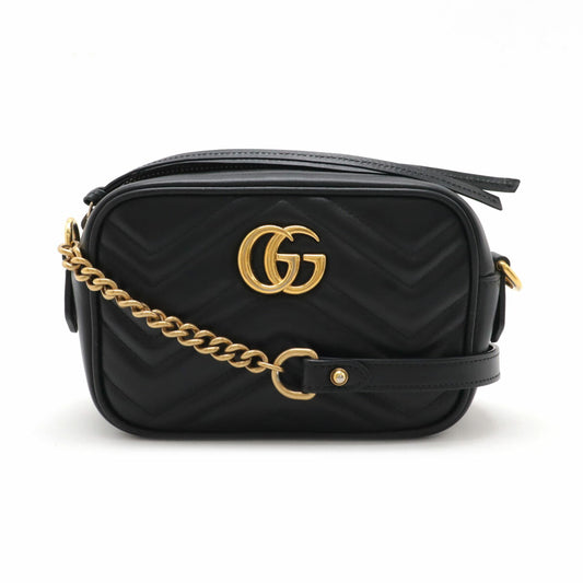 Gucci GG Marmont Quilted Mini Bag Leather