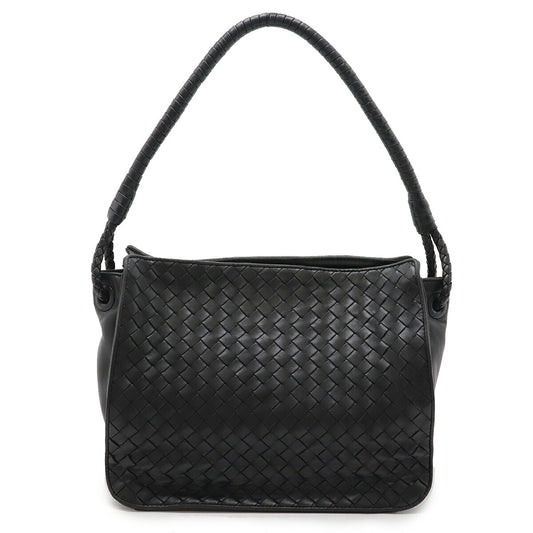 Bottega Veneta Leather Intrecciato Shoulder Bag