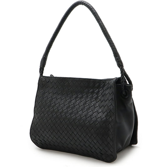 Bottega Veneta Leather Intrecciato Shoulder Bag