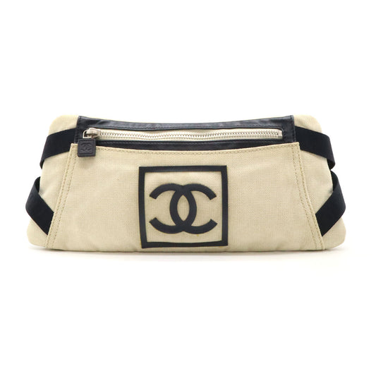 Chanel Canvas Coco Mark Waist Bag