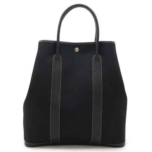 Hermes Garden File MM Tote Bag Black