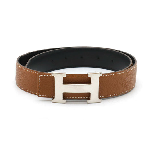 Hermes Reversible H Belt Leather