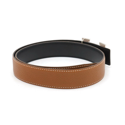 Hermes Reversible H Belt Leather