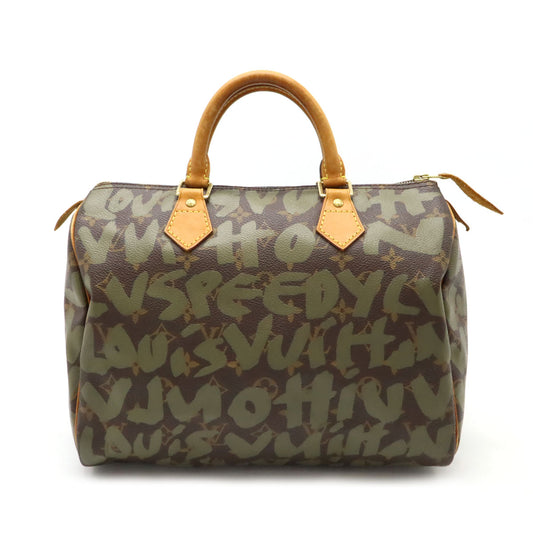 Louis Vuitton Monogram Graffiti Speedy 30 Handbag