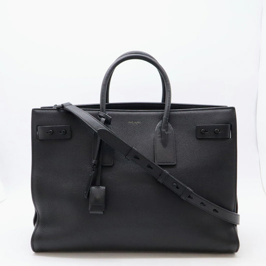 Yves Saint Laurent Leather Sac de Jour Tote Bag