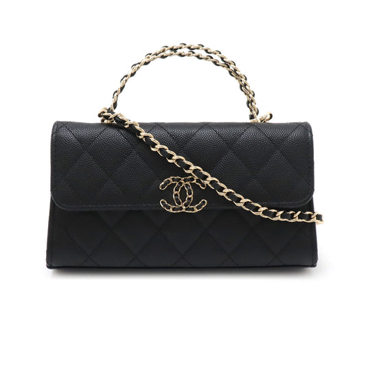 Chanel Caviar Matelasse Chain Shoulder Bag