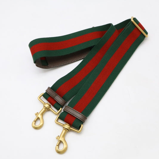 Gucci Canvas Leather Shoulder Strap