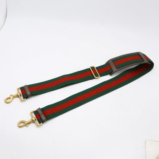 Gucci Canvas Leather Shoulder Strap