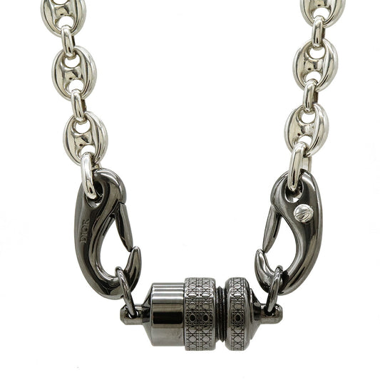 Dior Cannage Metal Necklace N2062HOMMT