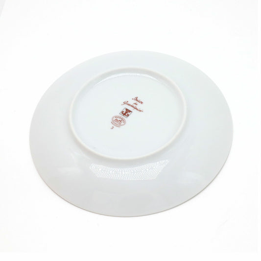 HERMES Porcelain Plate No.3 Red White