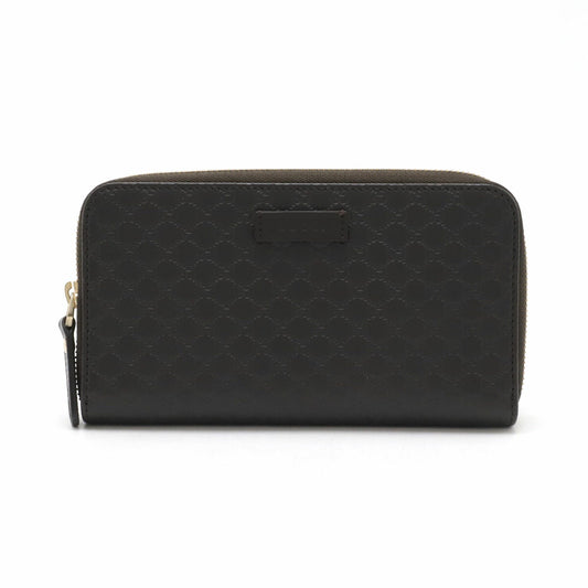 Gucci Microguccissima Leather Zip Wallet