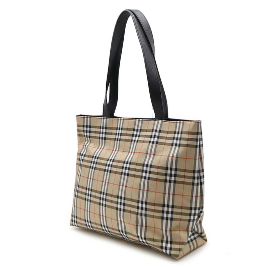 Burberry Nova Check Nylon Canvas Tote Bag