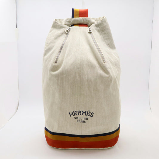 Hermes Canvas Cavalier Shoulder Bag