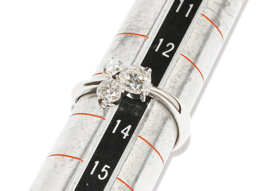 Pt900 Platinum Diamond Ring 1.01ct Size 13