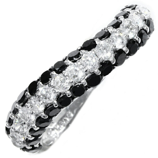 K18WG Black Diamond Ring 1.06ct