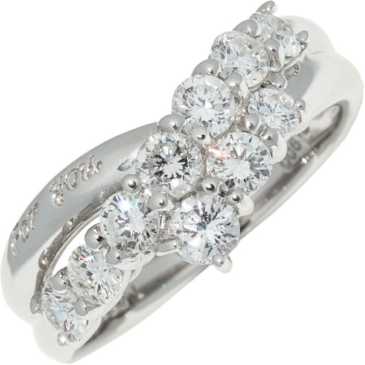 Pt900 Platinum Diamond Ring 1.051ct