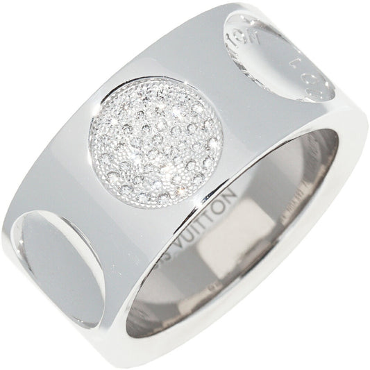 Louis Vuitton K18WG Diamond Ring Q9138H