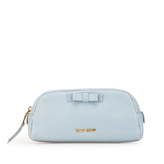 Miu Miu Ribbon Leather Pouch 5ND010