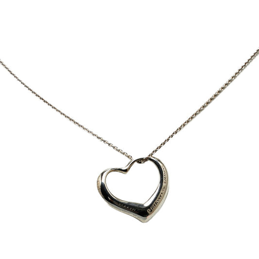 Tiffany & Co Open Heart Necklace Silver SV925