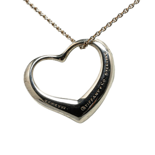 Tiffany & Co Open Heart Necklace Silver SV925