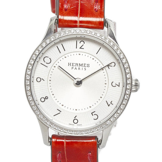 Hermes Slim d'Hermes Diamond Bezel Watch