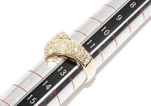 K18YG Yellow Gold Diamond Ring