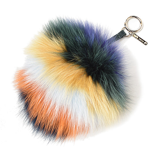 Fendi Fox Fur Keychain Bag Charm