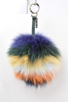 Fendi Fox Fur Keychain Bag Charm