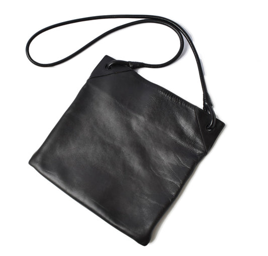 Bottega Veneta Leather Shoulder Bag Black